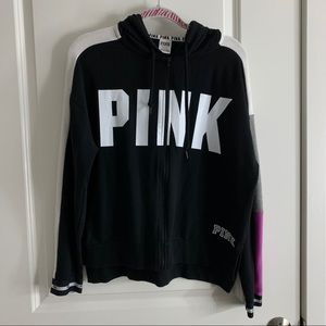 VS PINK COLOR BLOCK JACKET!